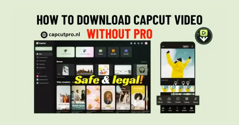 Download CapCut Video Without Pro