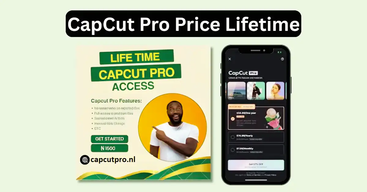CapCut Pro Price Lifetime