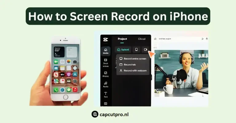 Screen Record on iPhone using CapCut in 2026 Easily