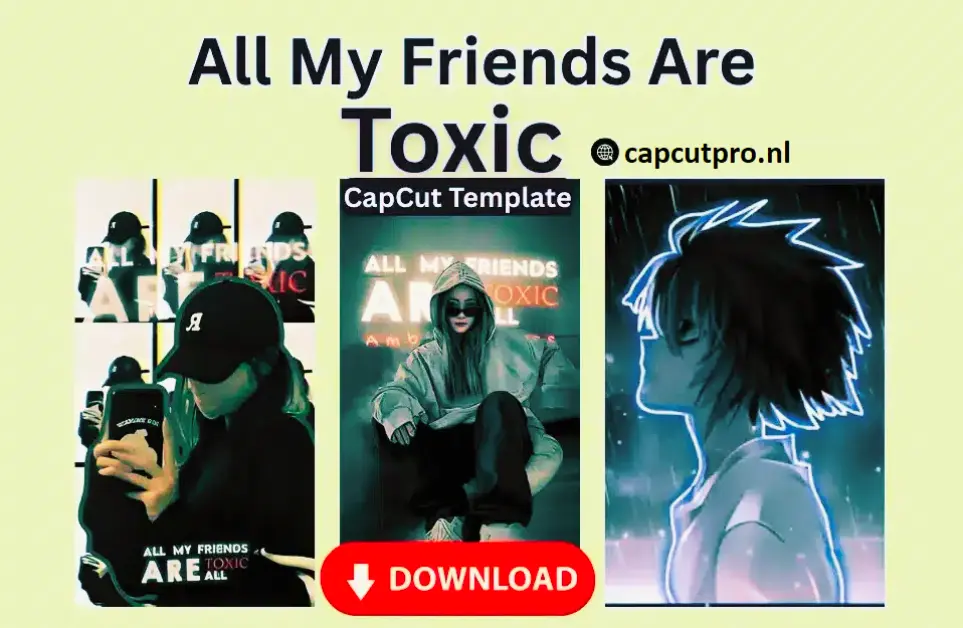 All My Friends Are Toxic CapCut Template