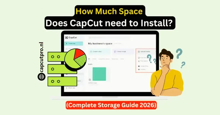 How Much Space Does CapCut need to Install