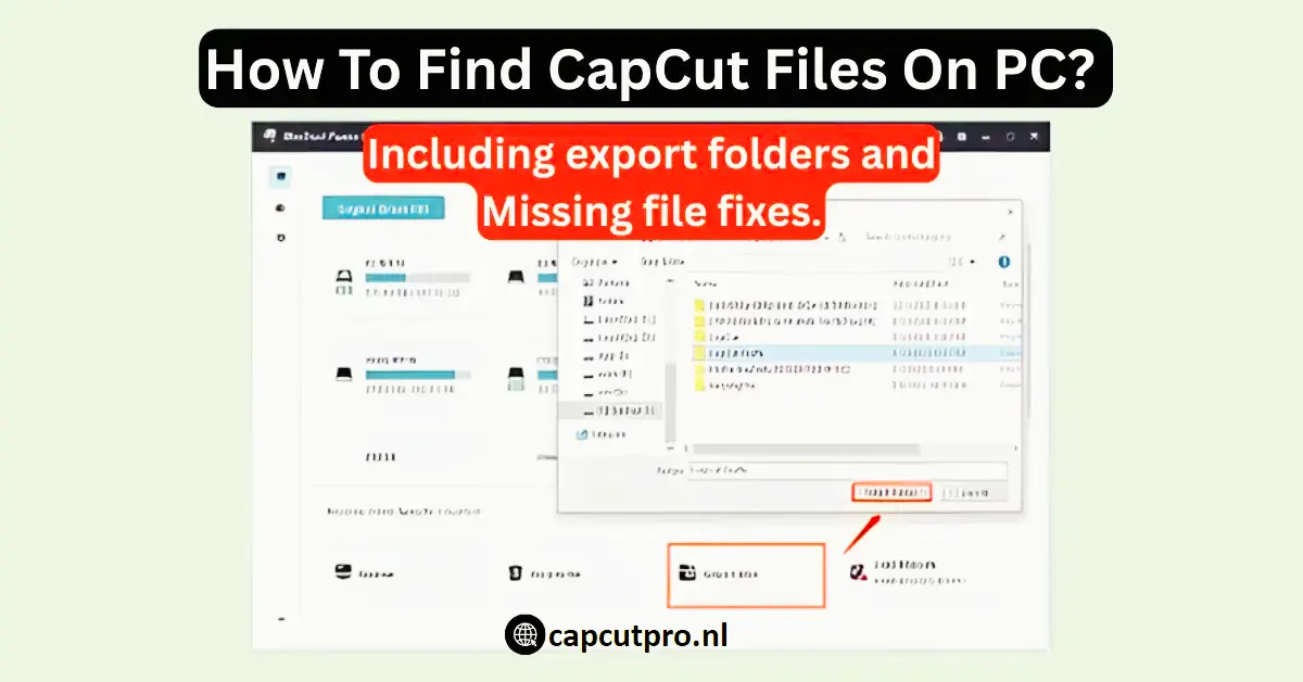 How To Find CapCut Files On PC Easily in 2026